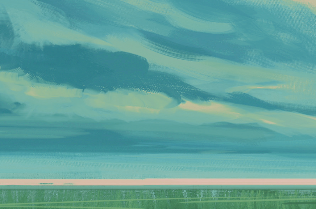 Watercolor landscape